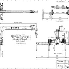 КМУ HKTC hlc 8016 на шасси КАМАЗ 43118 (седельный тягач)