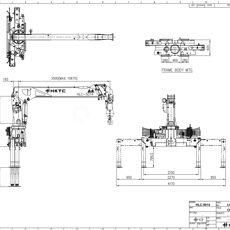 КМУ HKTC hlc 5014 на шасси УРАЛ С35510 (седельный тягач)